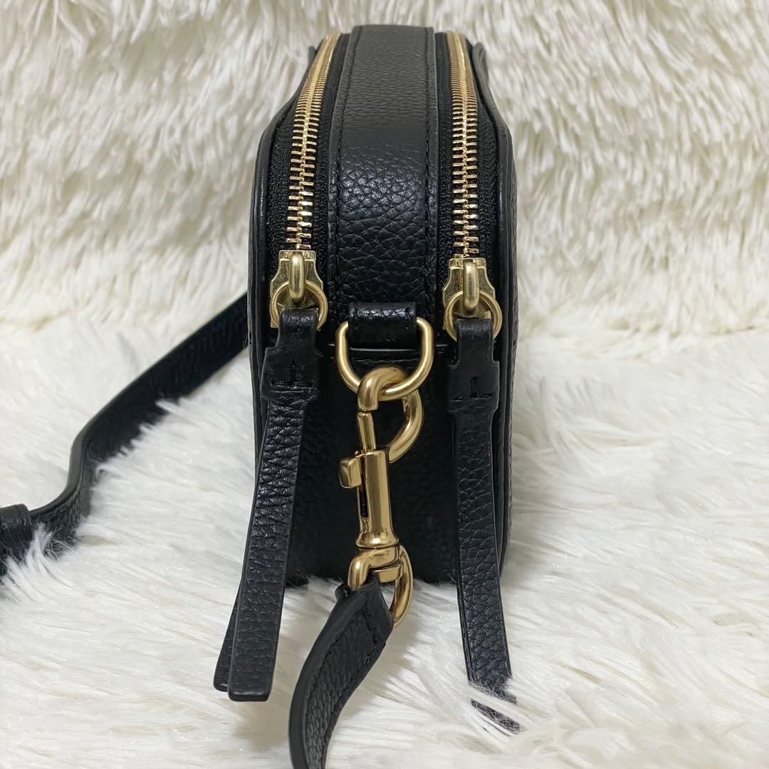 【未使用級】TORY BURCHトリーバーチ ショルダーバッグ ミラー ブラック