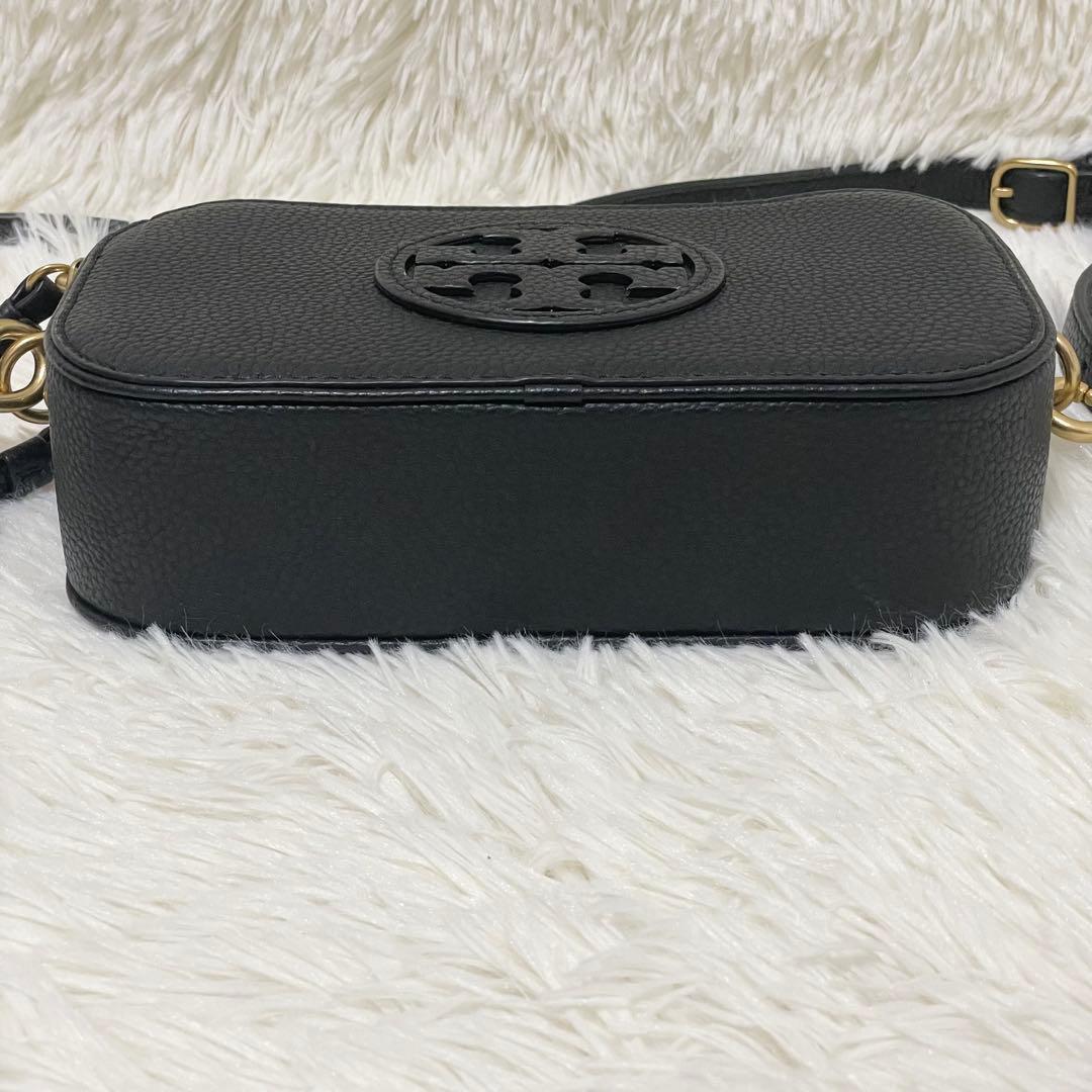 【未使用級】TORY BURCHトリーバーチ ショルダーバッグ ミラー ブラック