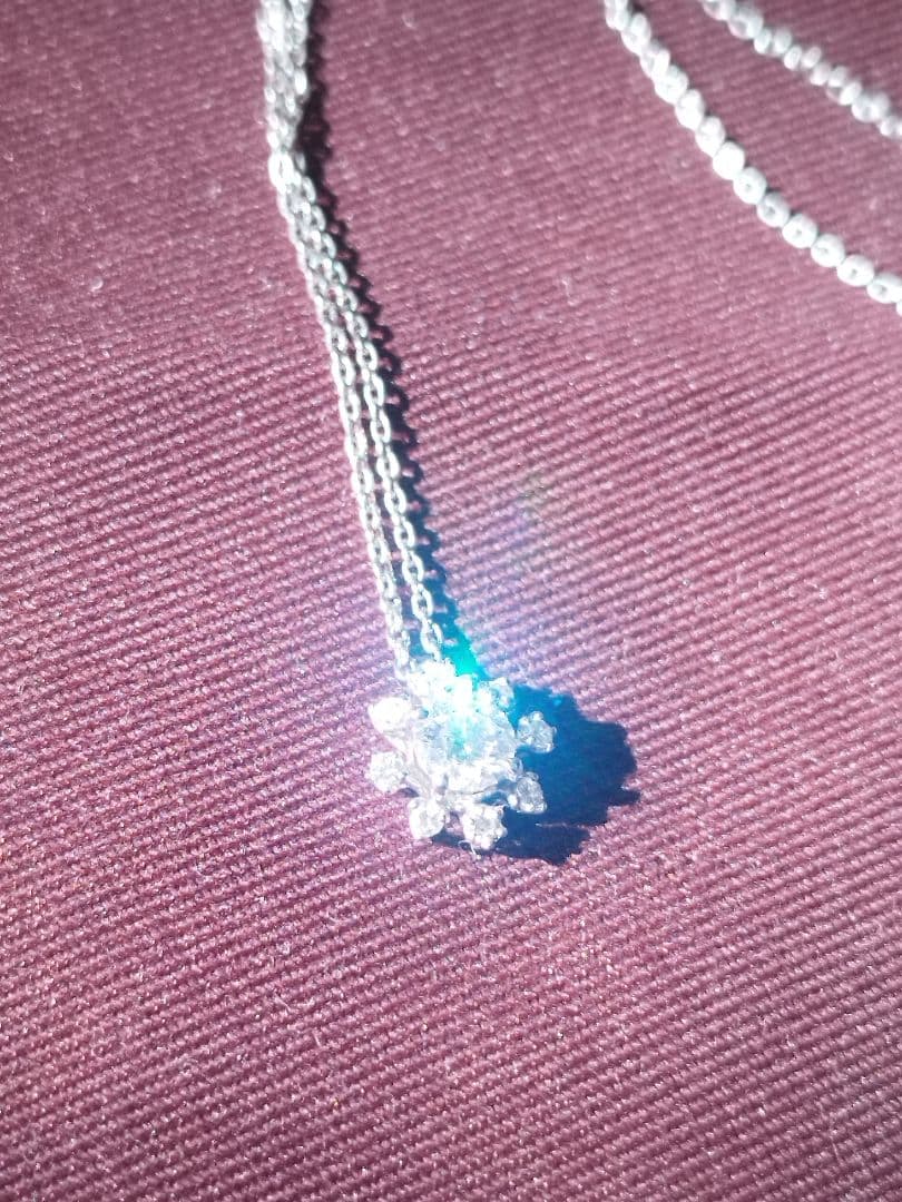 美品　プラチナダイヤモンドネックレス　0.278ct