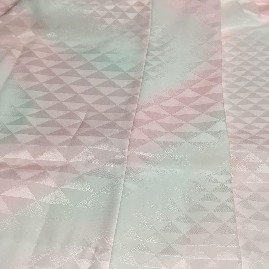 ✨未使用✨　紙人形　プレタ長襦袢　長襦袢　洗える　東レシルック　ピンク〜白