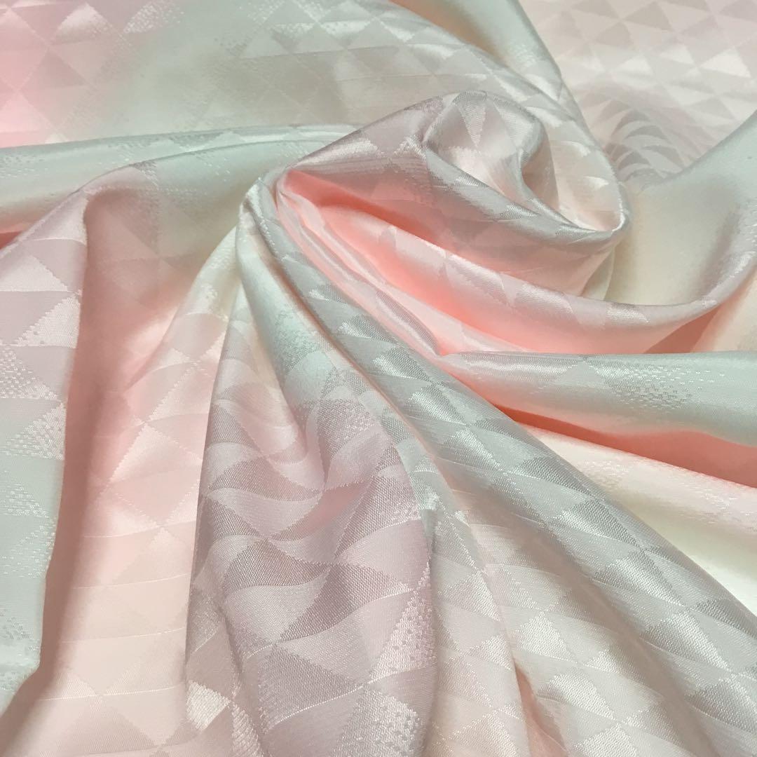 ✨未使用✨　紙人形　プレタ長襦袢　長襦袢　洗える　東レシルック　ピンク〜白