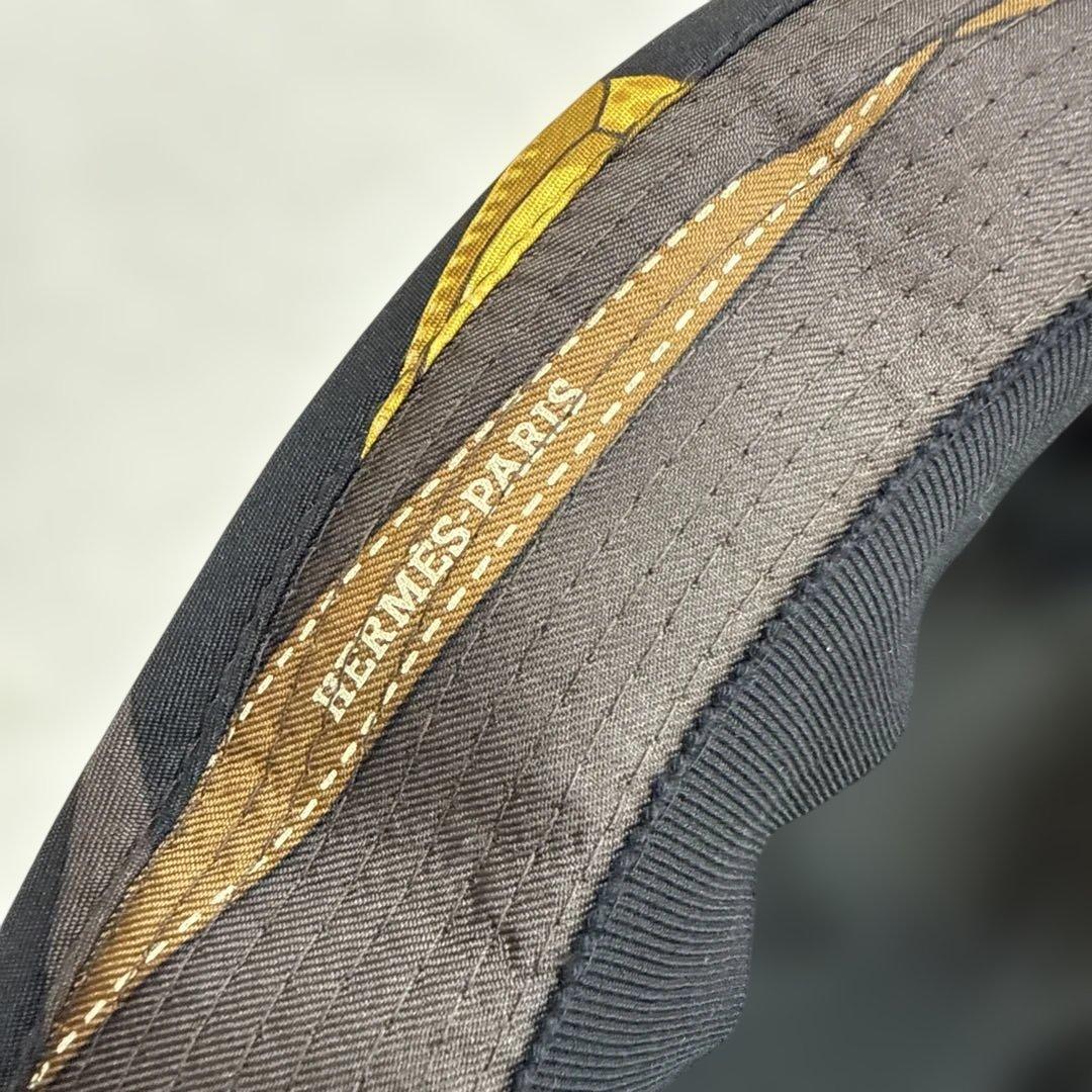 HERMESエルメス　シルク100%バケットハット 57cm 国内正規品　極美品