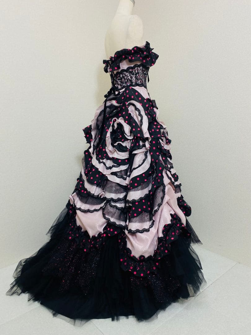 8971. シェーナドゥーノ ベアトップ カラードレス