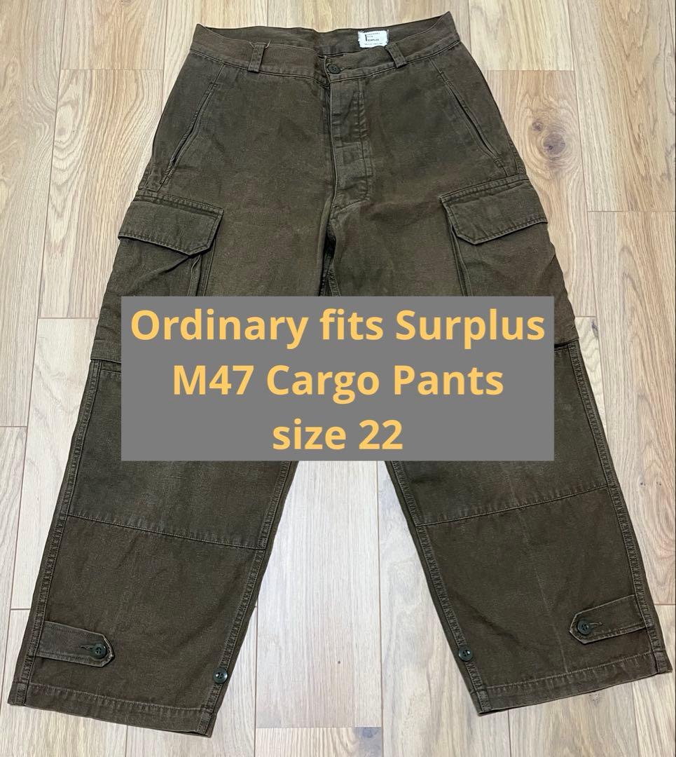 パンツ Ordinary fits Surplus M47 Cargo Pants 22