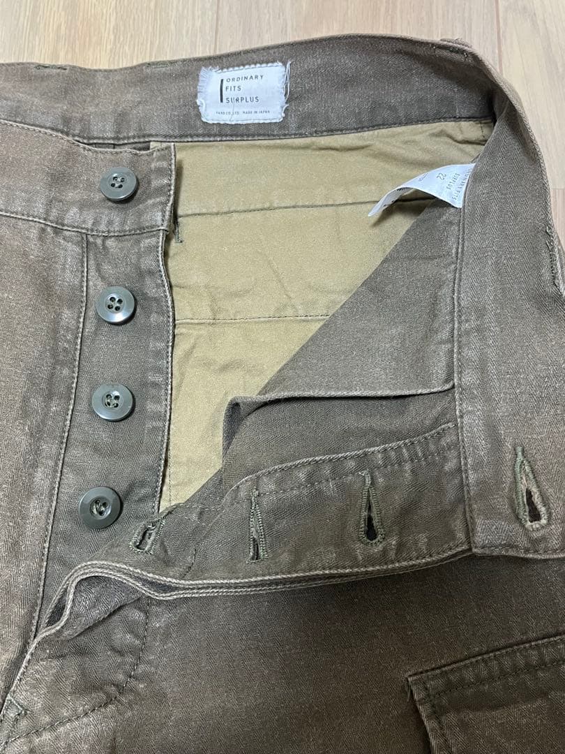 パンツ Ordinary fits Surplus M47 Cargo Pants 22