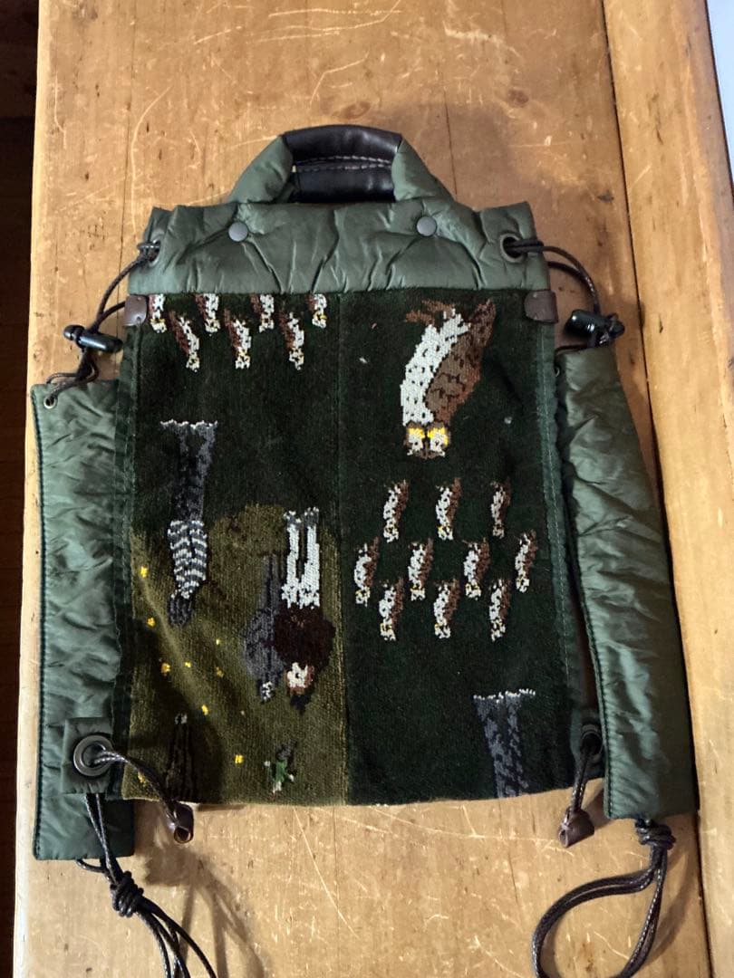 か*す様 エバゴス 2way リュック*トート　シェニール織