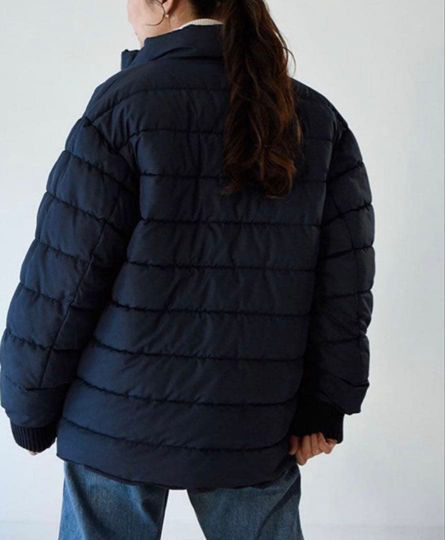 ハグオーワー　Cloth&Cross リバーシブルブルゾン ネイビー 雅姫