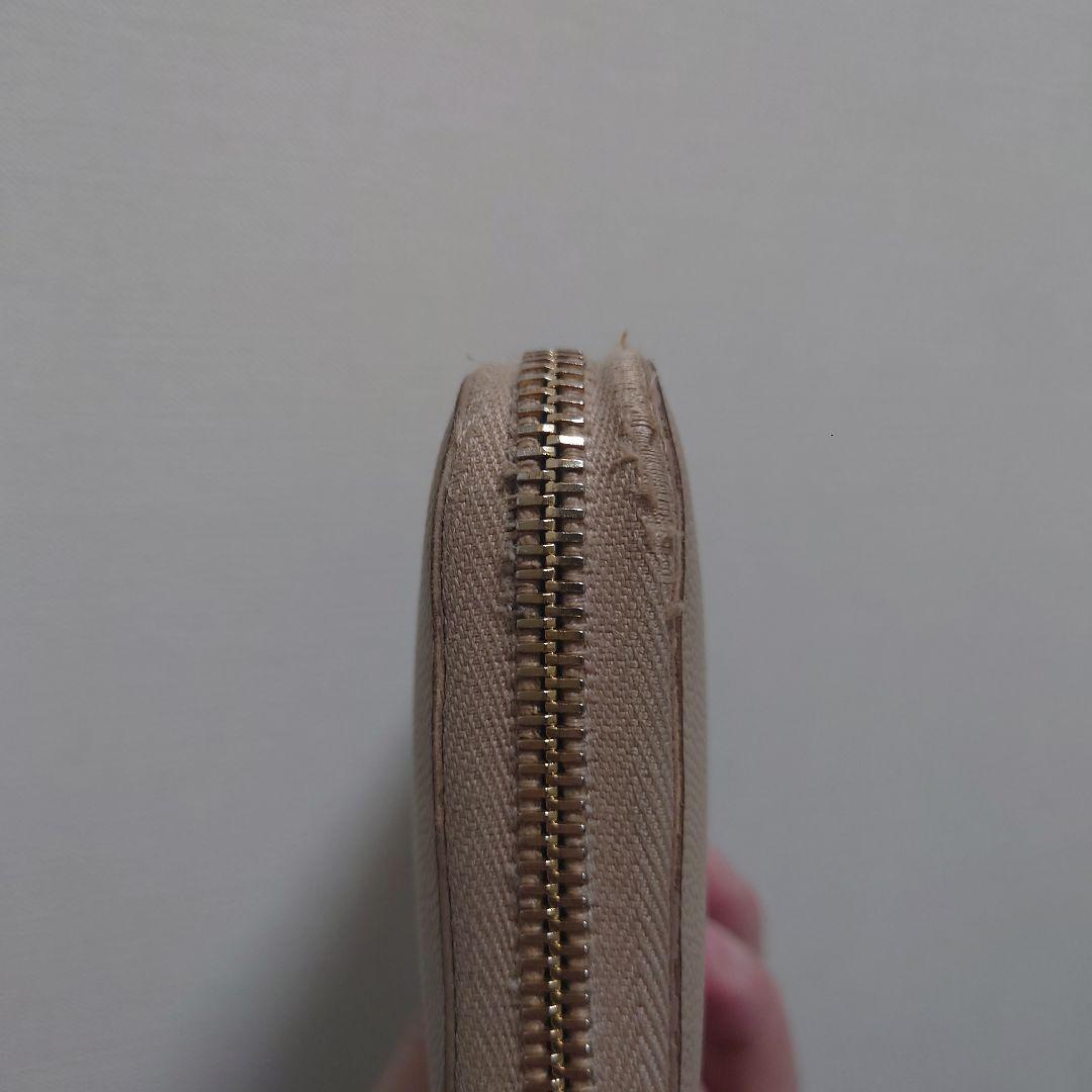 イブ・サンローラン　 ベージュ 長財布