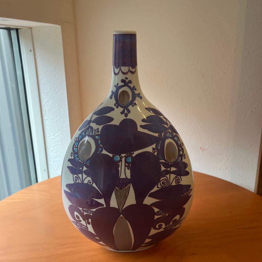 ロイヤルコペンハーゲン　テネラ　花瓶　美品　カリ