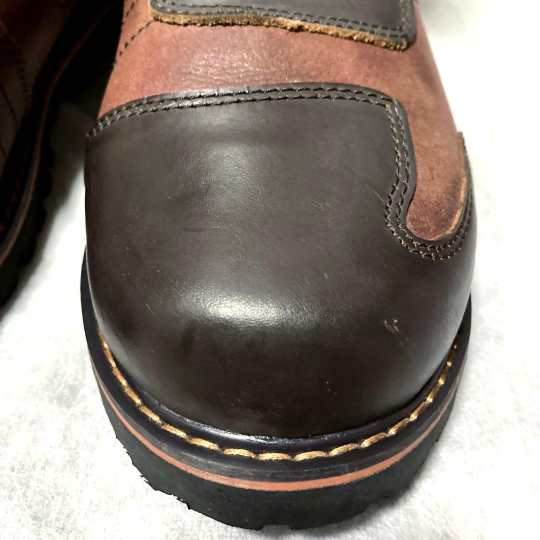 美品 KOMINE コミネ ビンテージライディングブーツ バイク ツーリング 靴