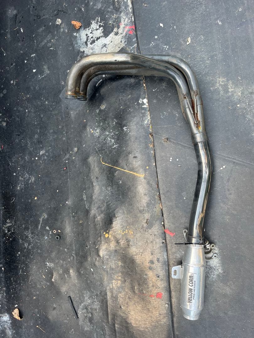 YELLOW CORN PRO HEADER マフラー　ゼファー