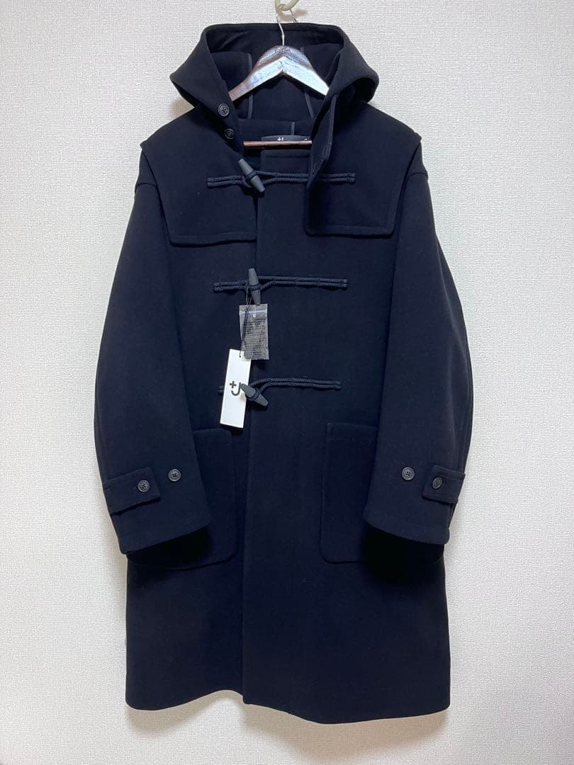 未使用タグ付き UNIQLO ジル•サンダー オーバーサイズ ダッフルコート 黒