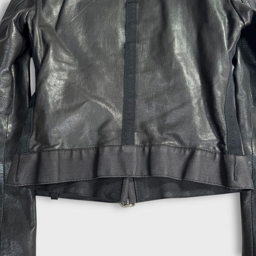 ちゃむち様 ドルチェ&ガッバーナ ライダースジャケット ブラック レオパード 豹