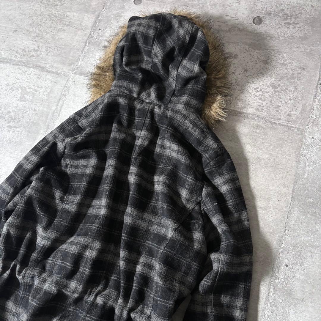 ジャケット・アウター 00s archive ombre check far jacket y2k