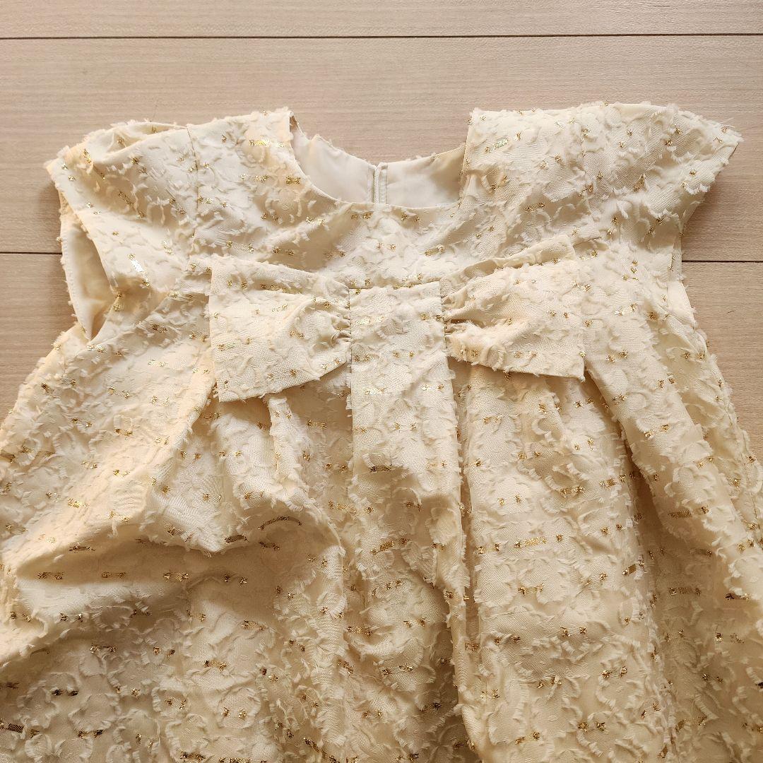 【美品 130 2点セット】タルティーヌエショコラ ドレス&カーディガン