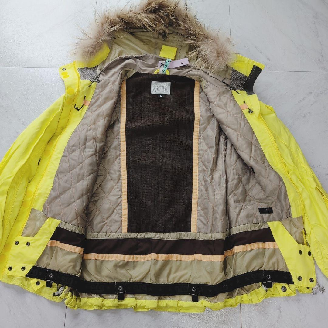 スノーボードウェア 上下セット arg ファー付き セットアップ