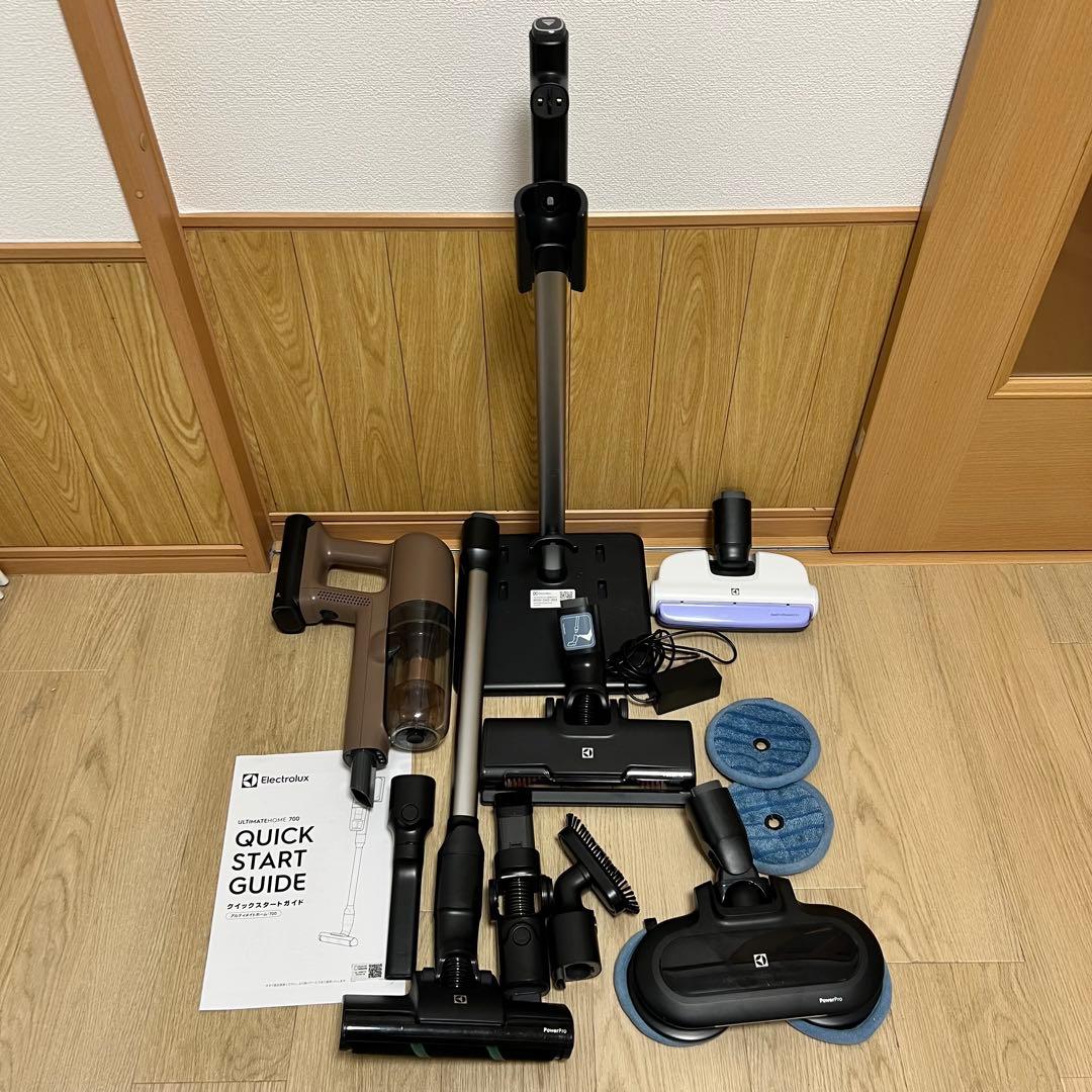 【別売りモップ付き】エレクトロラックス コードレス 掃除機 EFP71525
