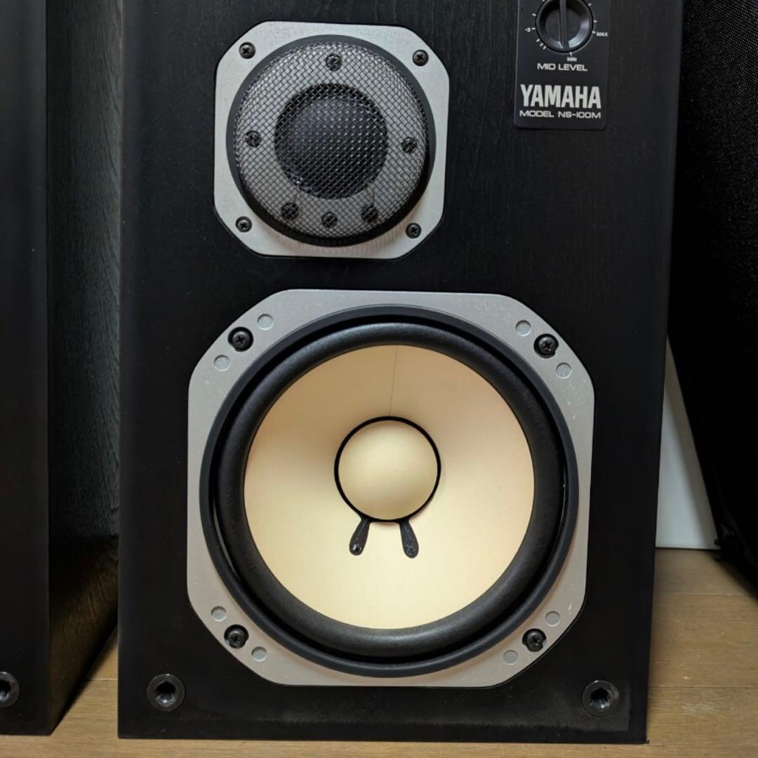 【美品】YAMAHA NS-100M ヤマハ 3ウェイスピーカー ペア ③