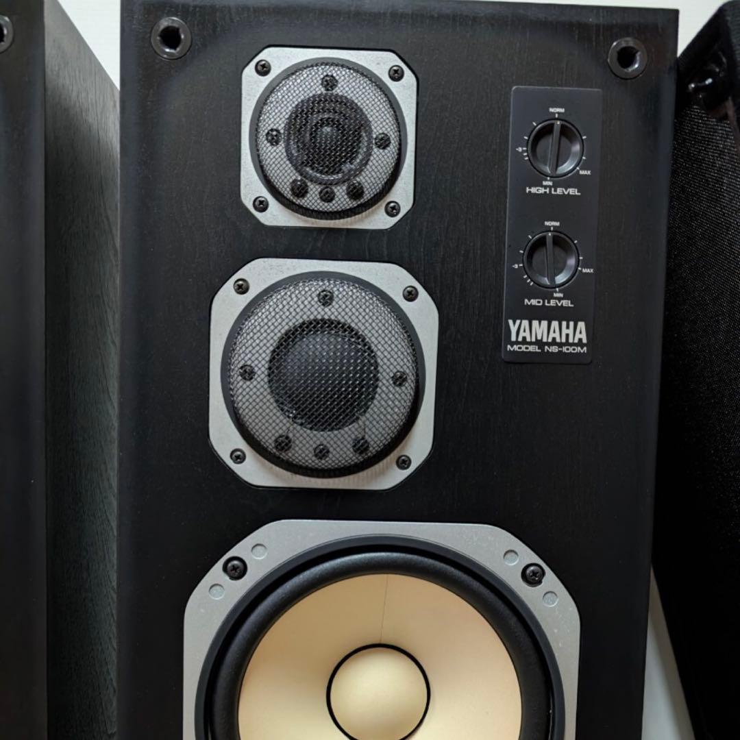 【美品】YAMAHA NS-100M ヤマハ 3ウェイスピーカー ペア ③