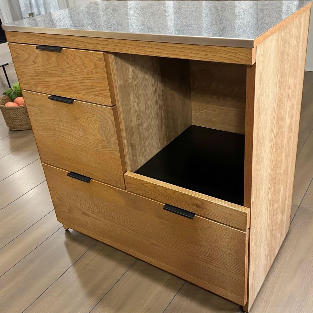 unico ウニコ ADDAY アディ キッチンカウンター　W820 食器棚