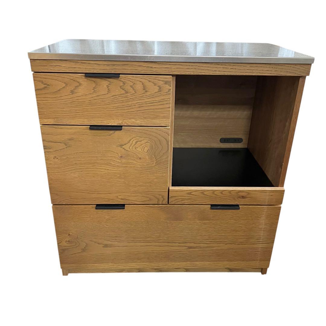 unico ウニコ ADDAY アディ キッチンカウンター　W820 食器棚