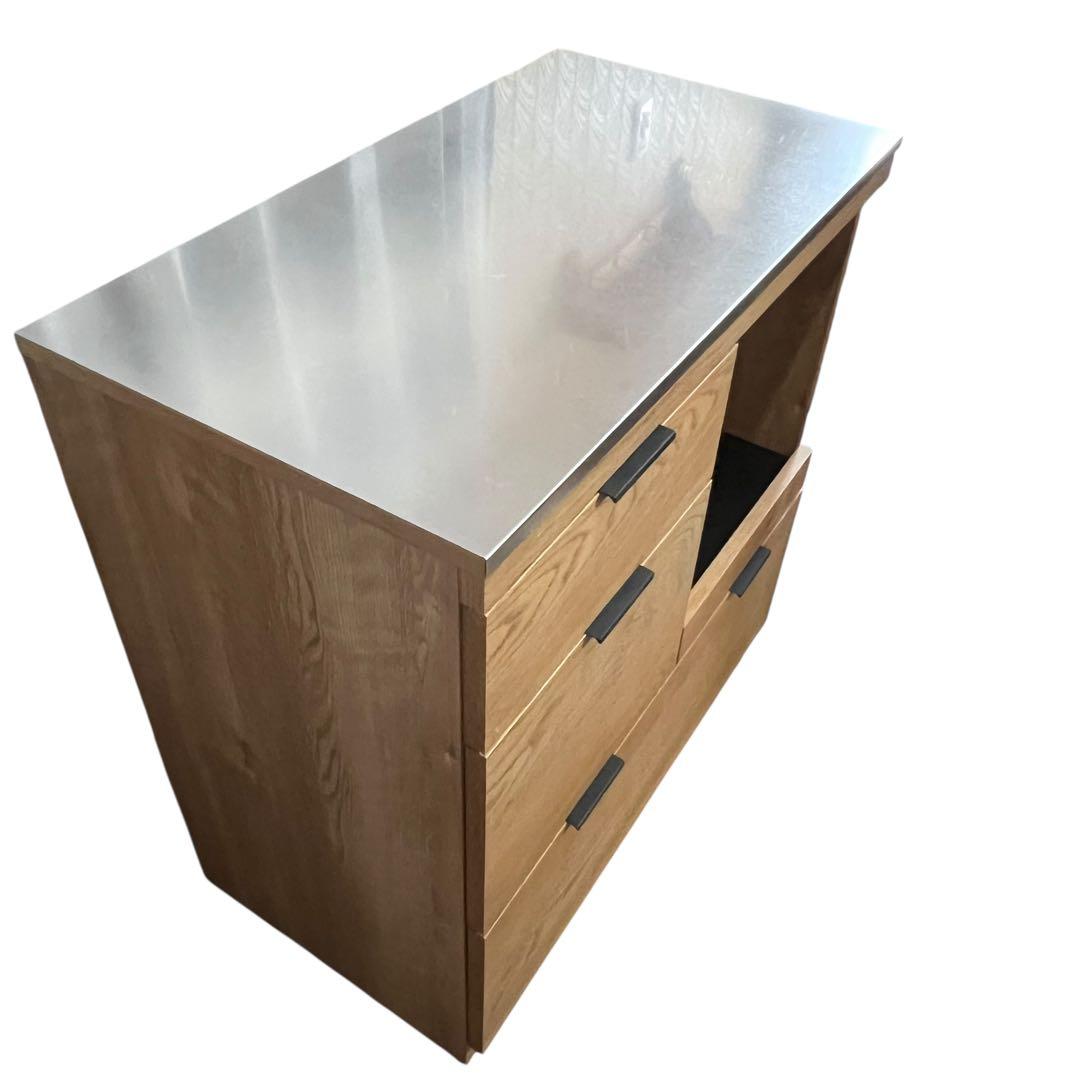 unico ウニコ ADDAY アディ キッチンカウンター　W820 食器棚