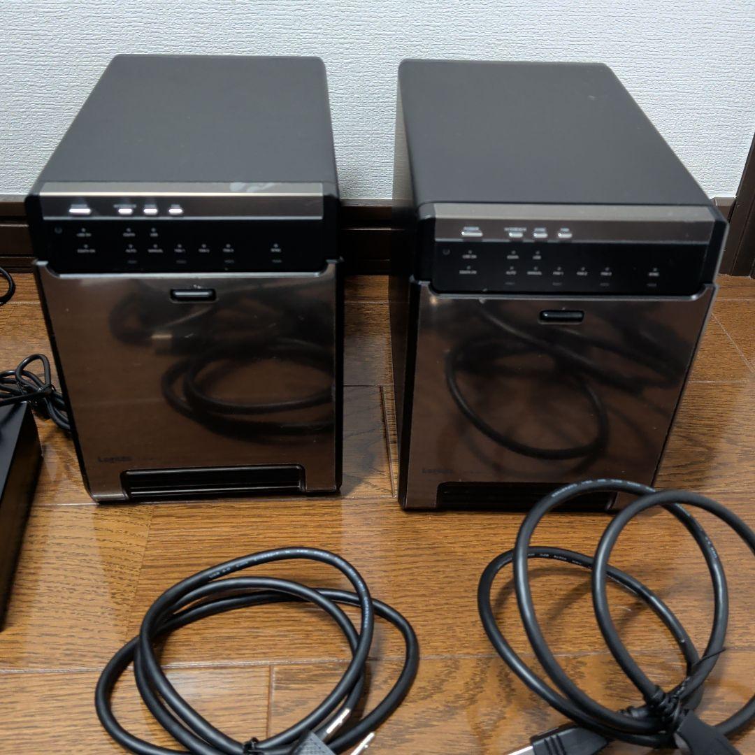 ロジテック 3.5インチHDDケース ガチャベイ 2台セット