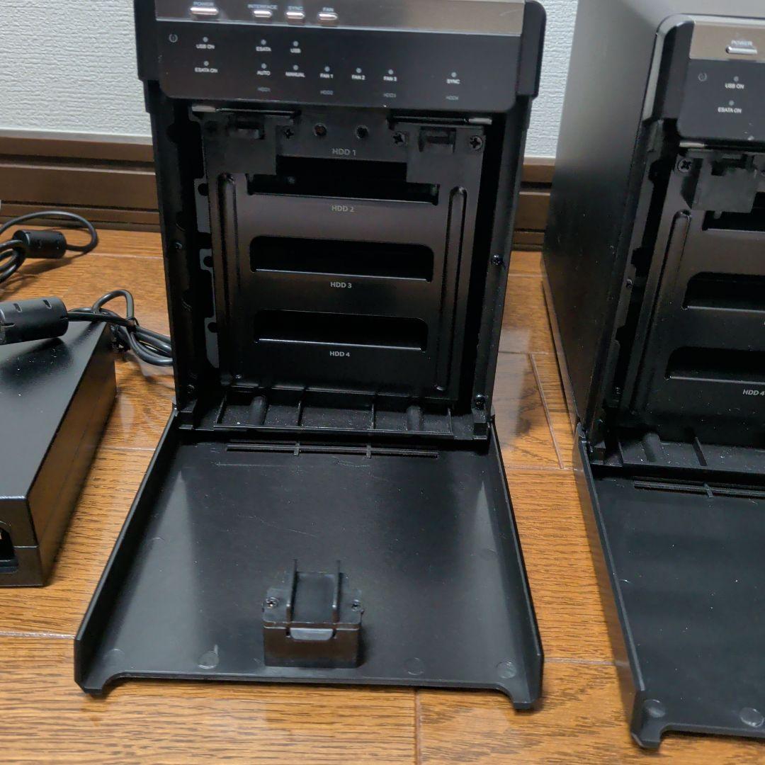 ロジテック 3.5インチHDDケース ガチャベイ 2台セット