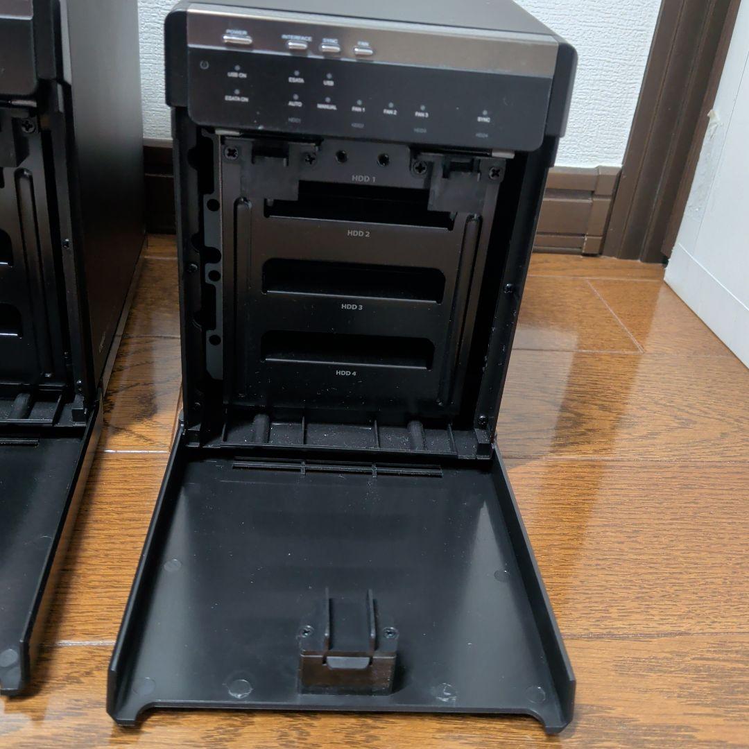 ロジテック 3.5インチHDDケース ガチャベイ 2台セット