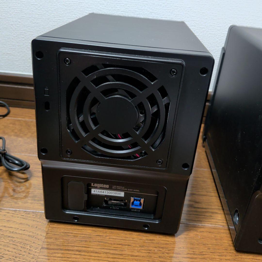 ロジテック 3.5インチHDDケース ガチャベイ 2台セット