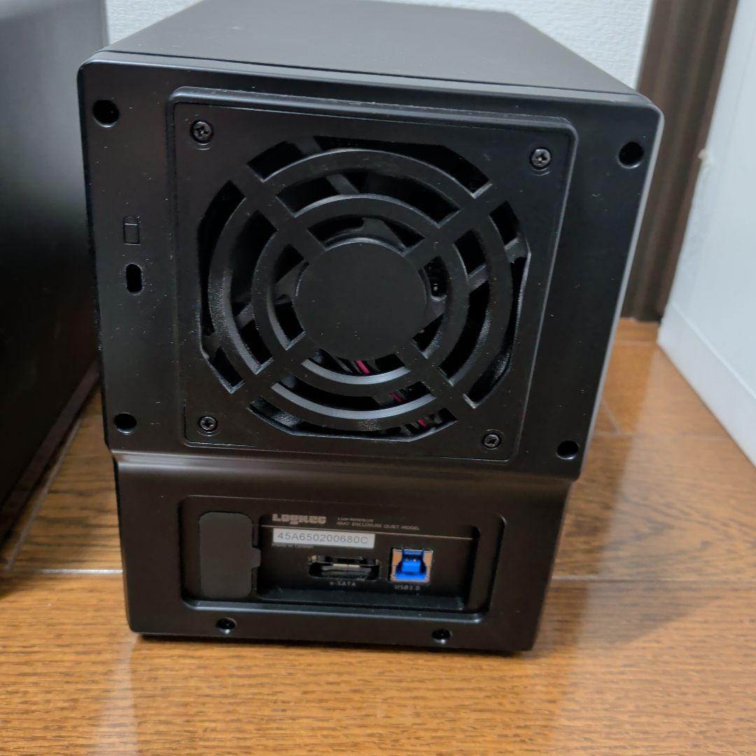 ロジテック 3.5インチHDDケース ガチャベイ 2台セット