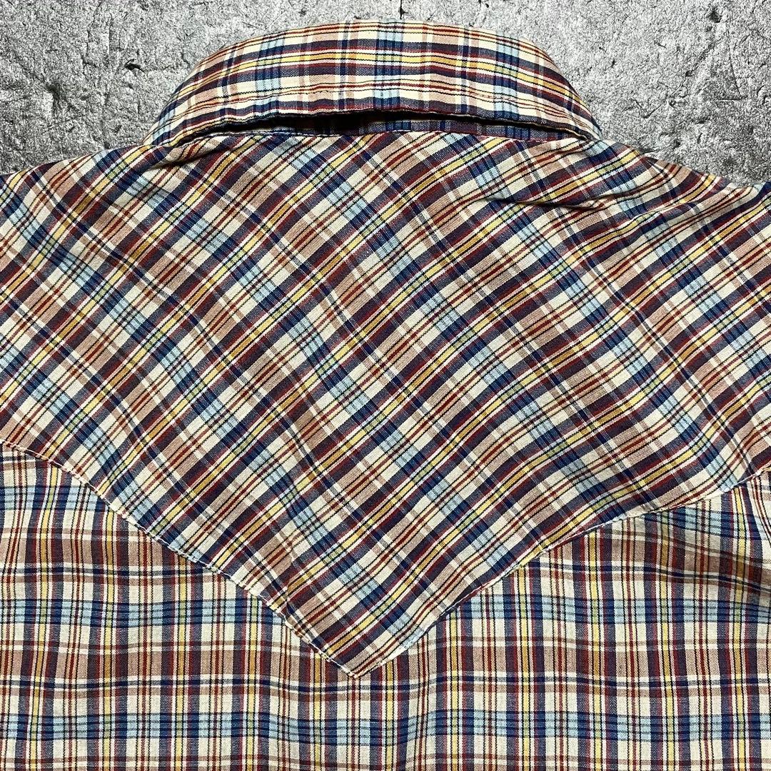 aki　85年 米軍実物 ライナー　シアーズ ウエスタンシャツ