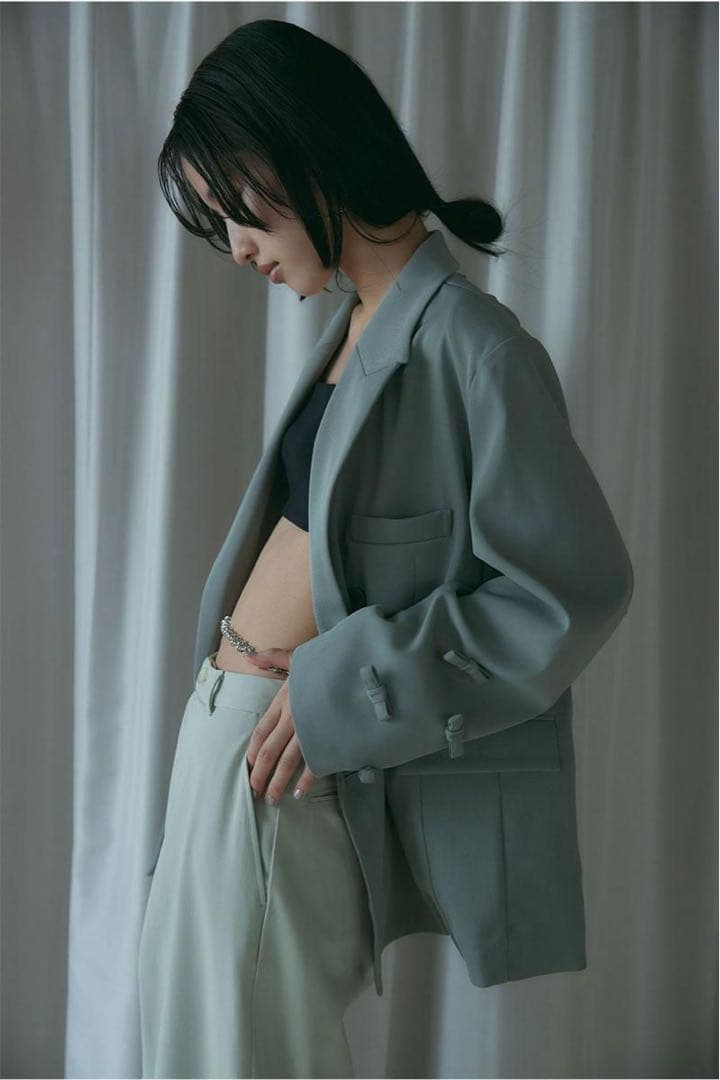 MEER. RIBBON OVERSIZED JACKET リボン　ジャケット
