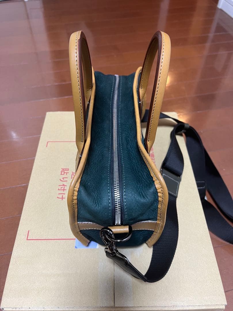 COCOMEISTER ダブルウッド　クラシカルミニボストン