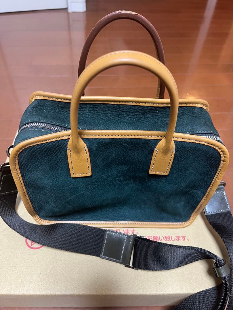 COCOMEISTER ダブルウッド　クラシカルミニボストン