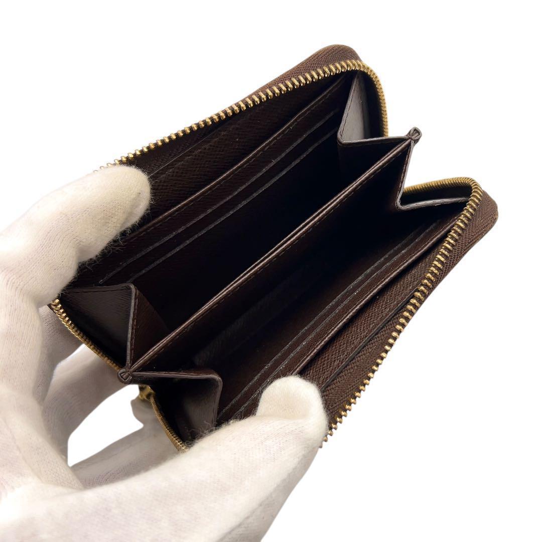 【最高峰美品】ルイヴィトン ダミエエベヌ ジッピー パース N63070