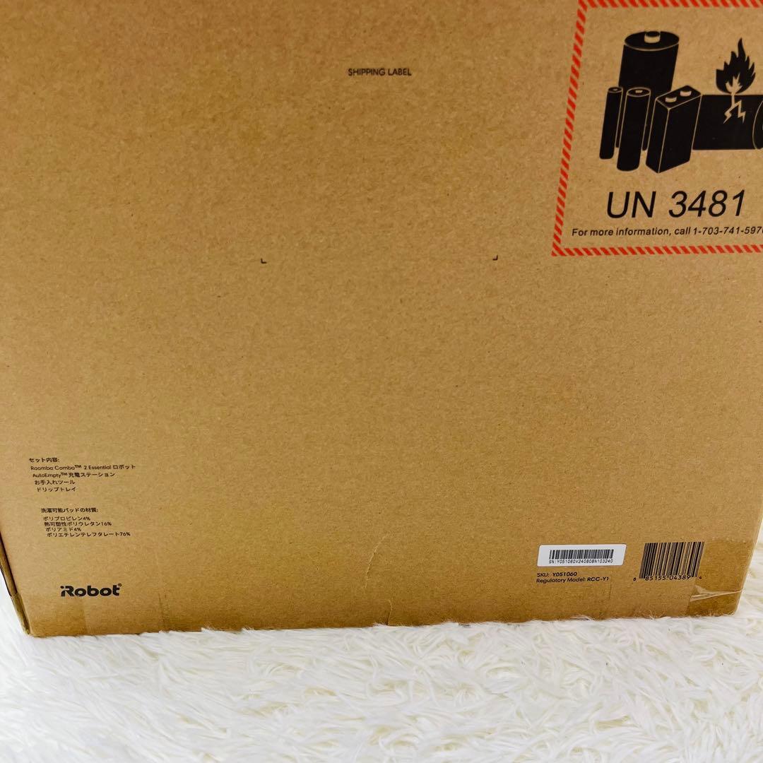 【新品未使用品】 Roomba Combo™ 2Essentialロボット