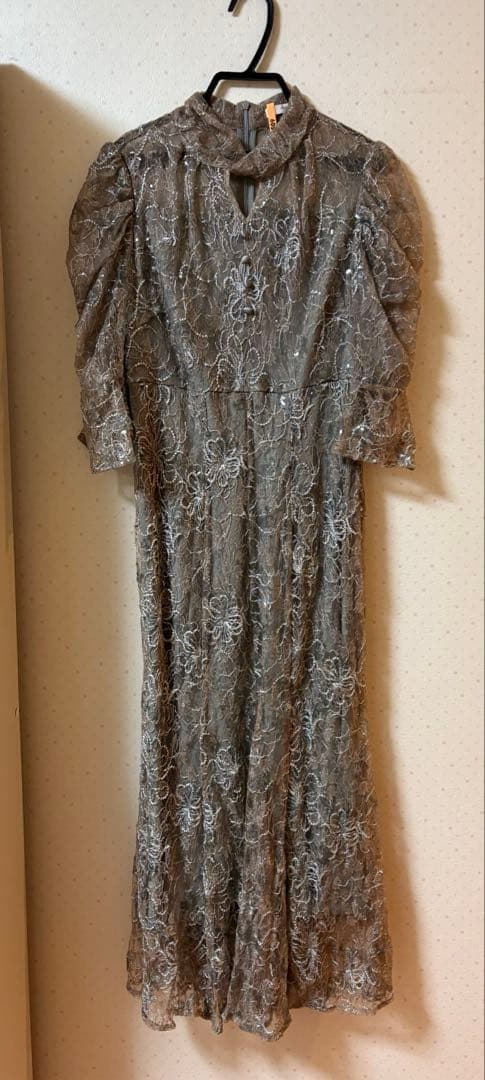 【美品】Leja レジャ オケージョンドレス グレー