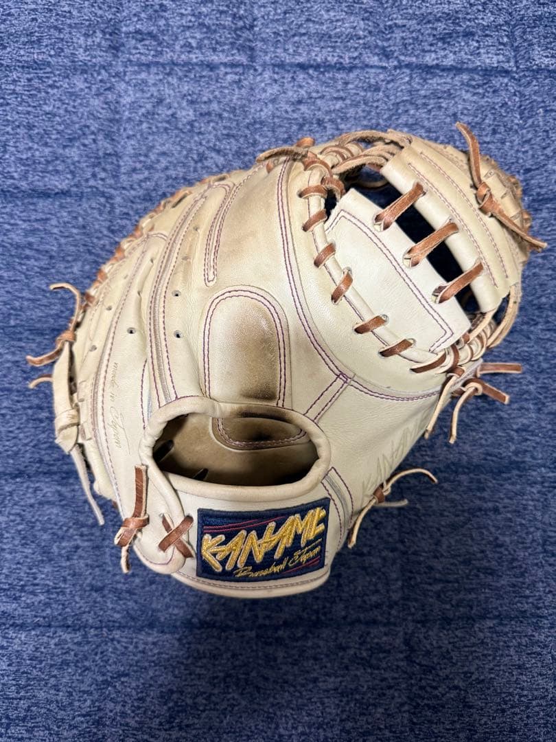 野球小僧専用【型抜群】要ミット 軟式キャッチャーミット キャメル