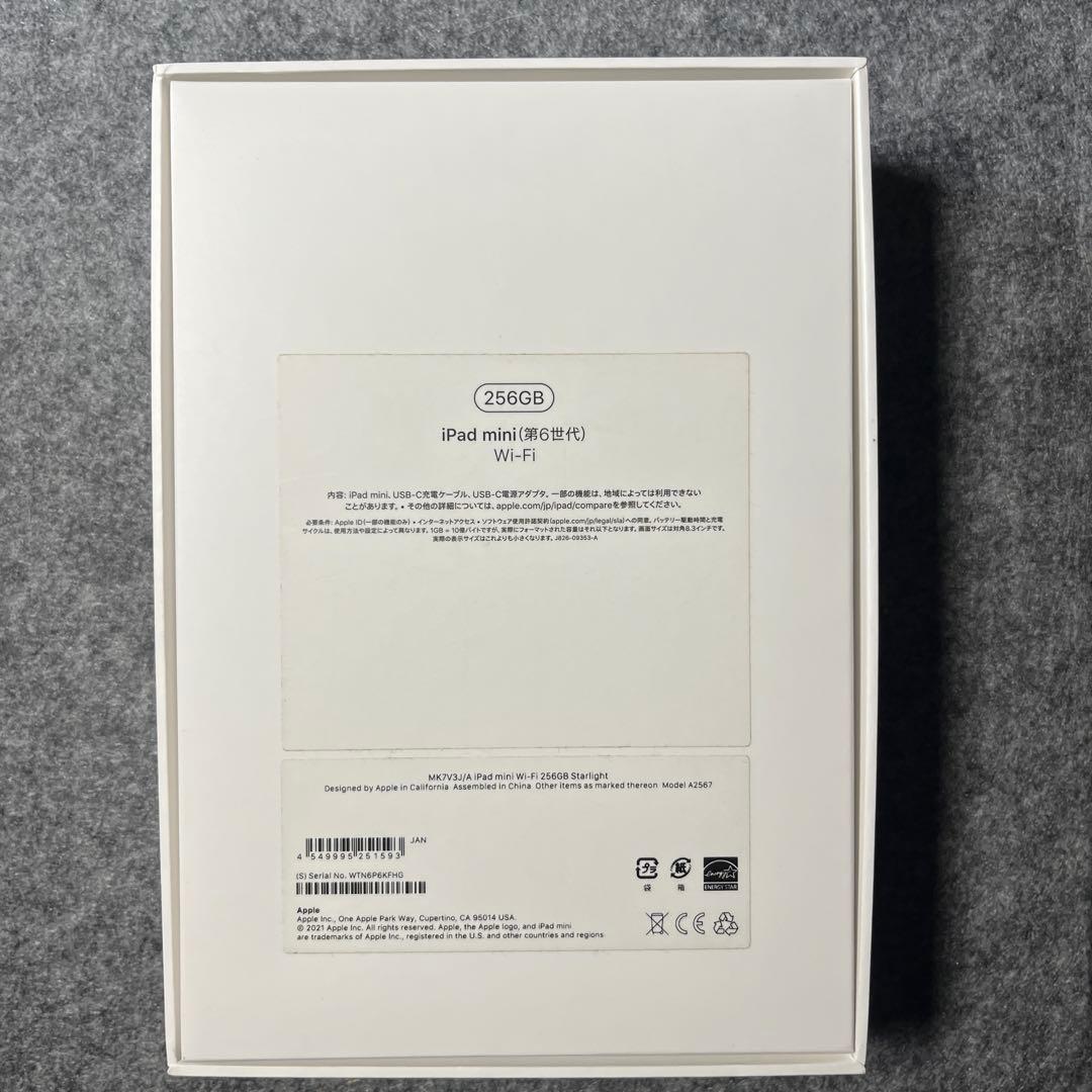バッテリー良好95%！iPad mini 256GB Wi-Fi スターライト