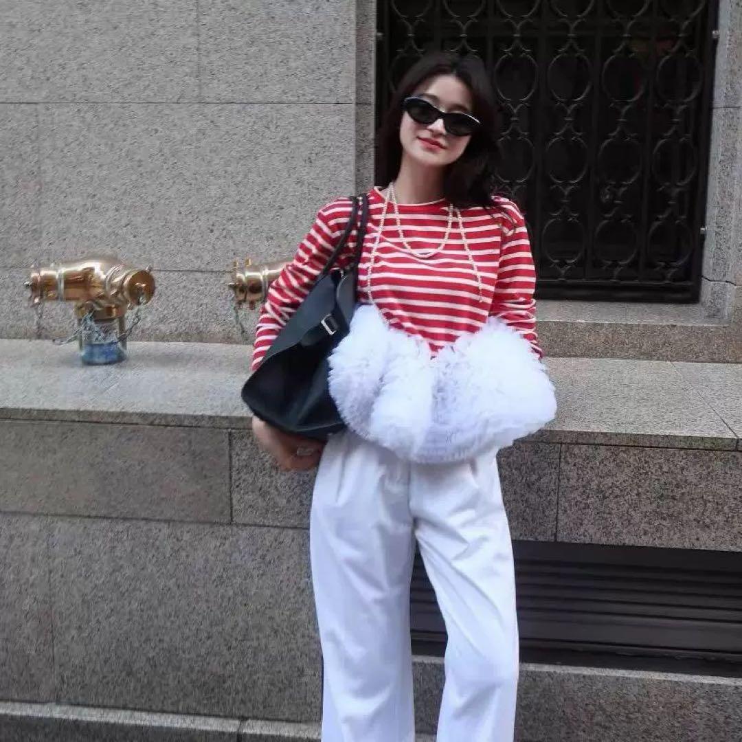 トップス Bibiy FRANCINE TULLE TOP RED