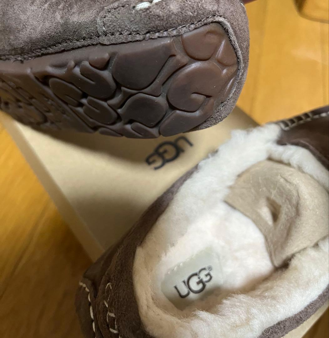 UGG アグ　アンスレー　モカシン24cm チョコレート