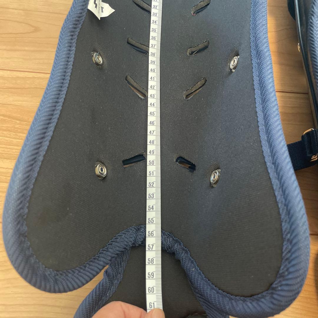 相談中ssk キャッチャー用 レガース 青　防具