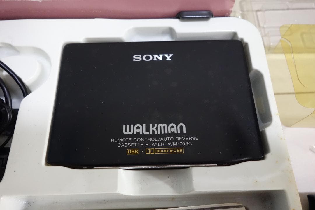 希少 元箱・付属品一式 WM-703C SONY カセットウォークマン
