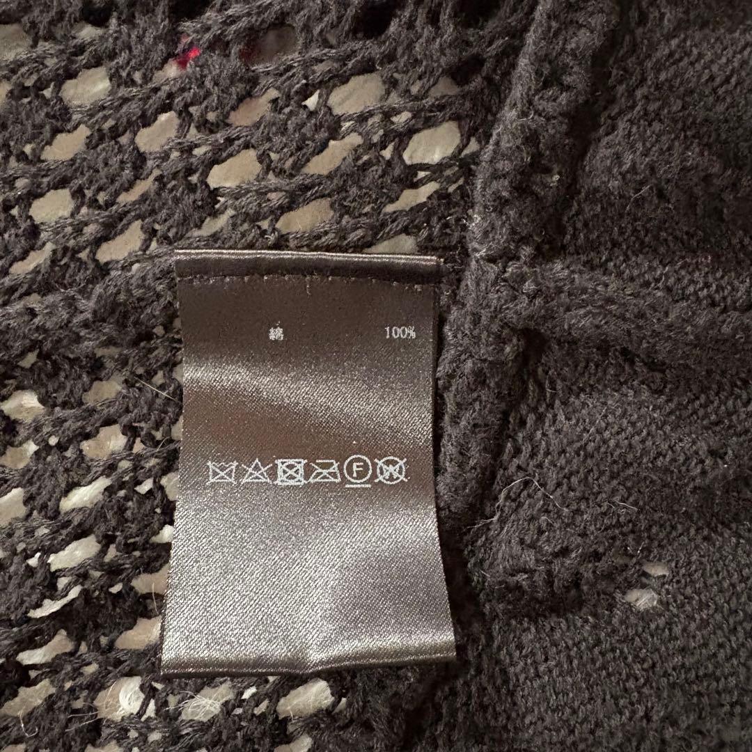 美品✨ピンクハウス　2024 フルーツモチーフ　ニットベスト　ブラック