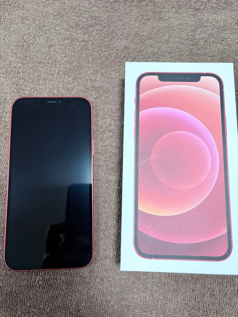Apple iPhone 12 red 64GB 中古本体　美品　SIMフリー