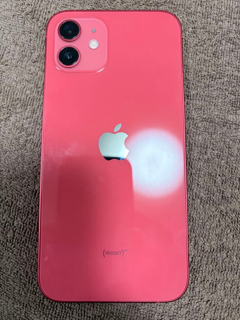 Apple iPhone 12 red 64GB 中古本体　美品　SIMフリー
