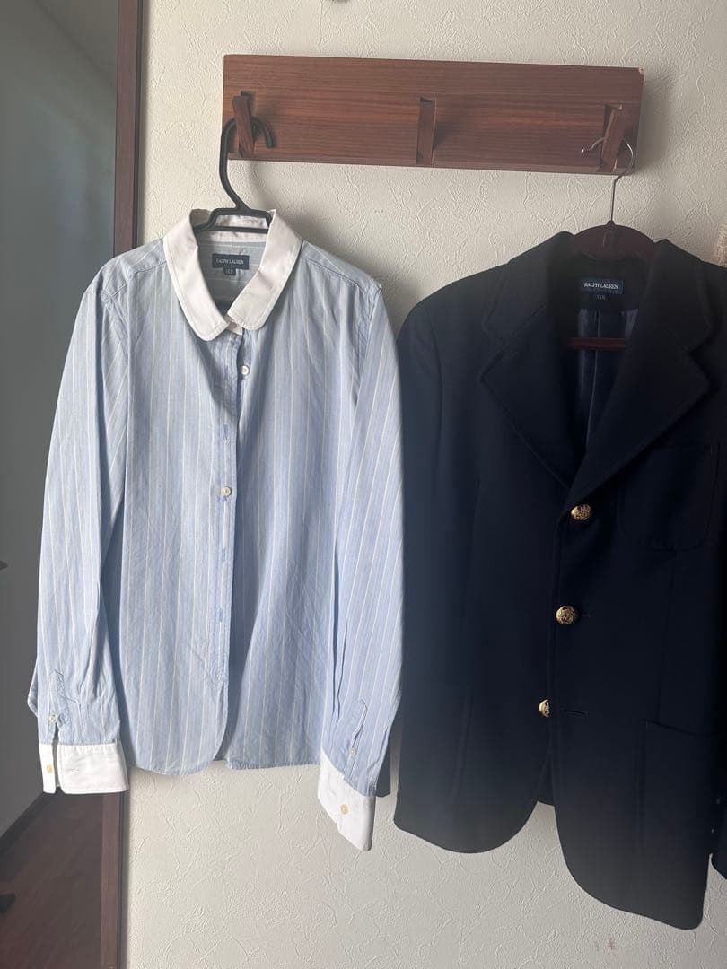 Ralph Lauren ネイビー ジャケットとシャツ　150