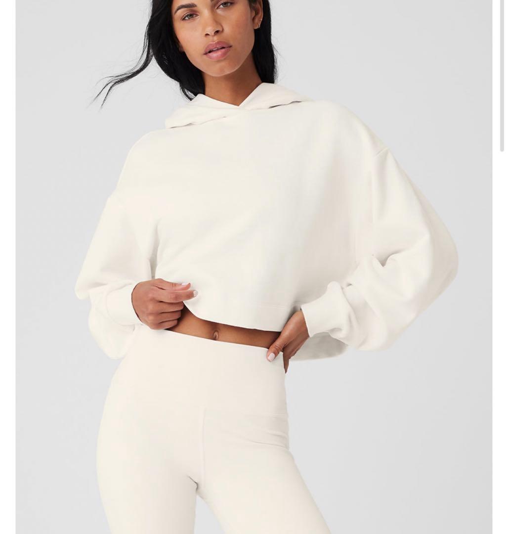トップス alo Bae Hoodie Ivory