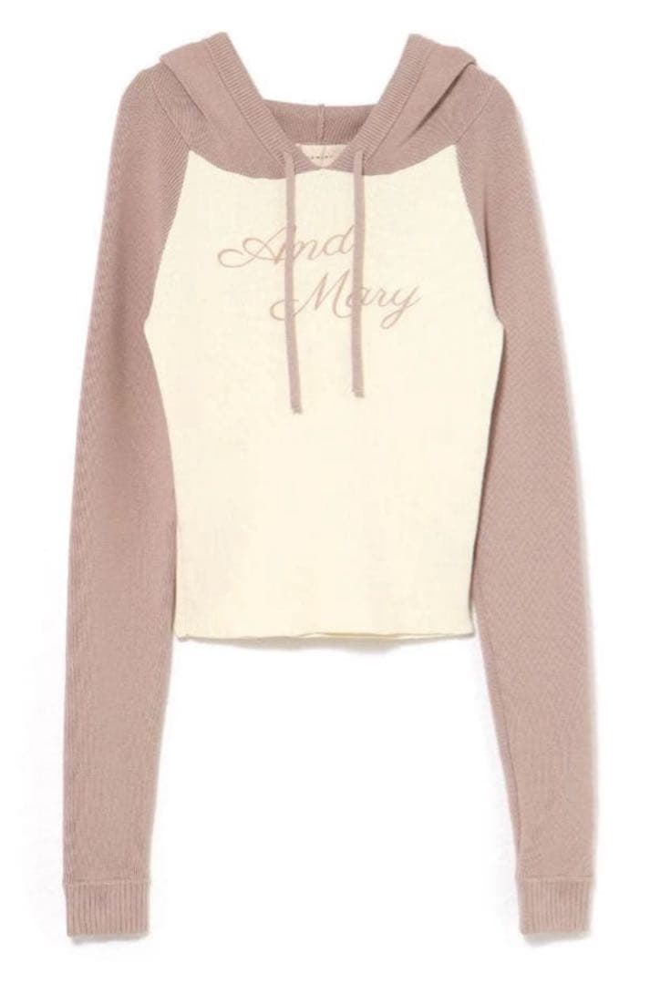 andmary アンドマリー　Letter mary logo tops